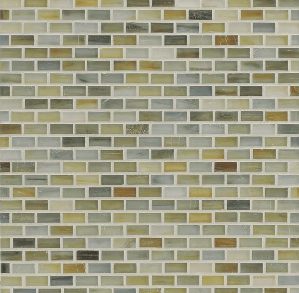 Tozen Mini Brick Xenon Silk tile