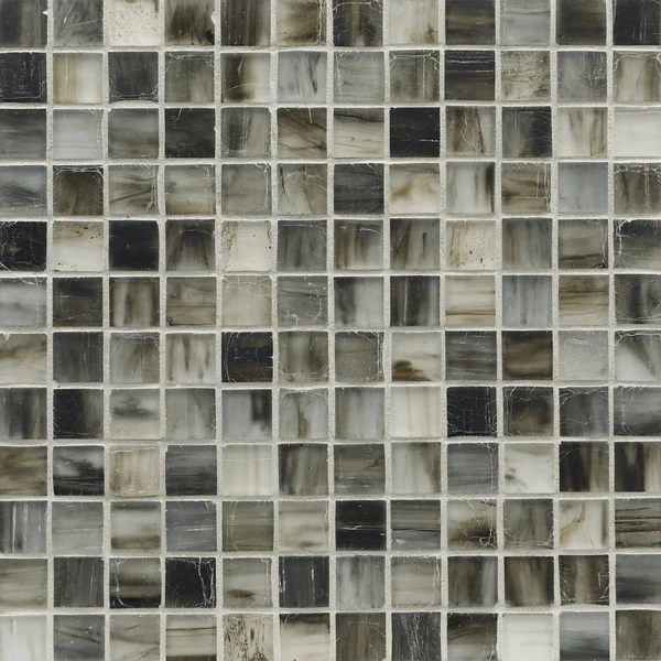 Tozen Mosaic Nickel Silk tile