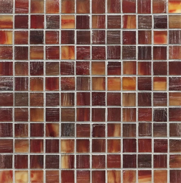 Tozen Mosaic Marrakech Red Silk