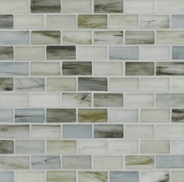 Tozen Brick Arsenic Silk tile