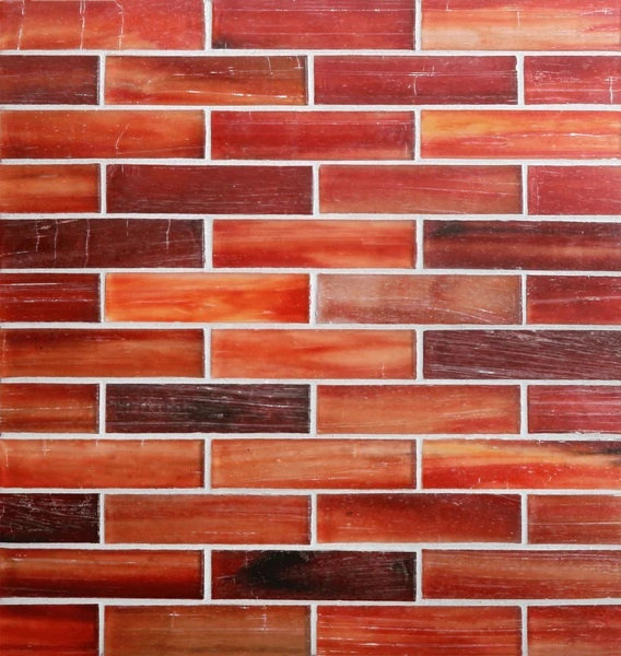 Tozen Brick Marrakech Red Silk tile