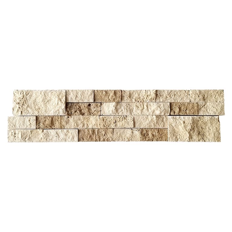 Where to buy 3D Mesh Mount Stack Ivory Noce Split, Travertine tile by ...