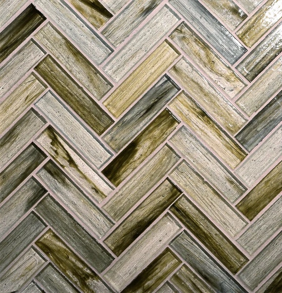 Tozen Herringbone Selenium tile