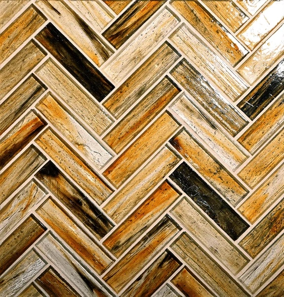 Tozen Herringbone Yttrium tile