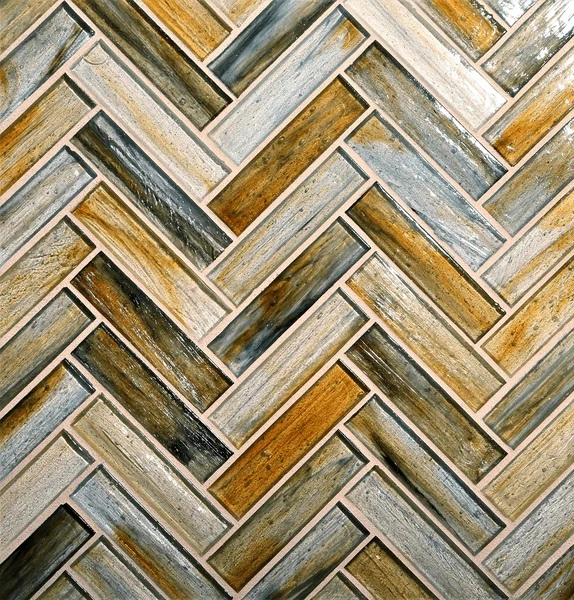 Tozen Herringbone Xenon tile