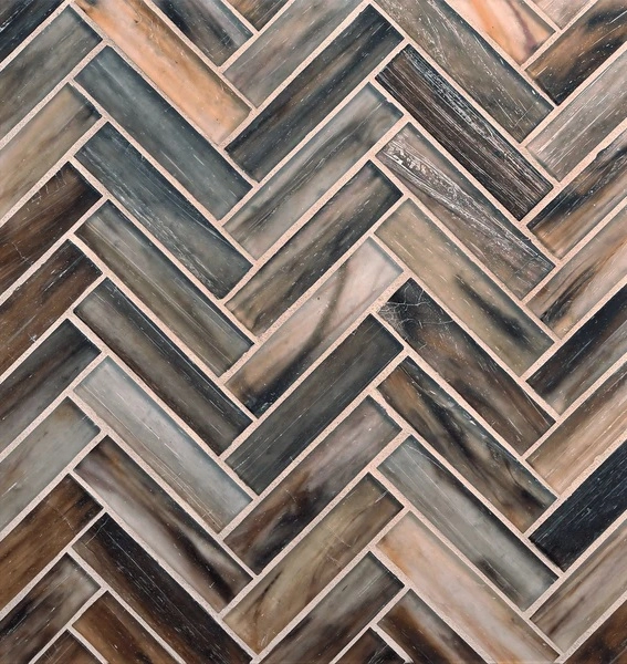 Tozen Herringbone Lithium Silk tile