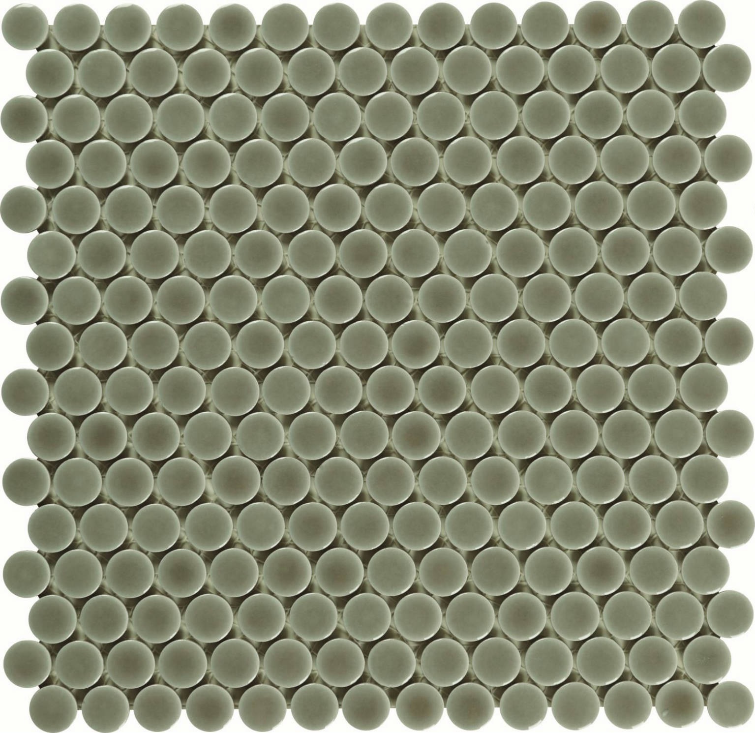 Dsa Loop Collection Penny Rounds Penny Rounds ¾” Light Smoke - ceramic tile Mosaic collection by Adex ...