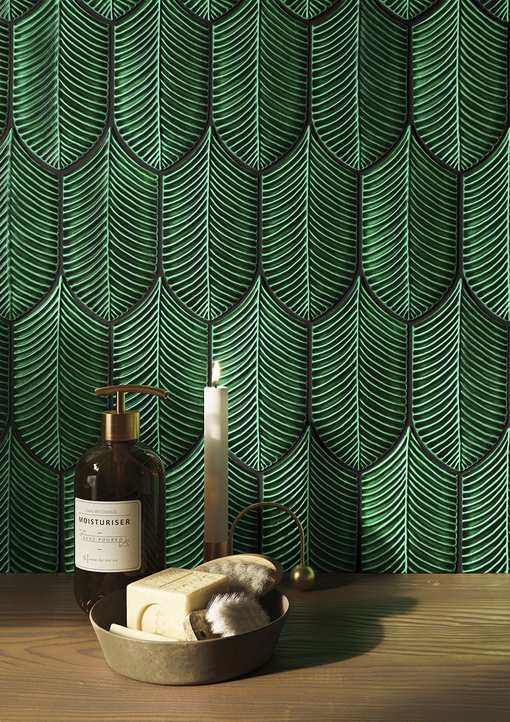 Foglia Verde Crackle