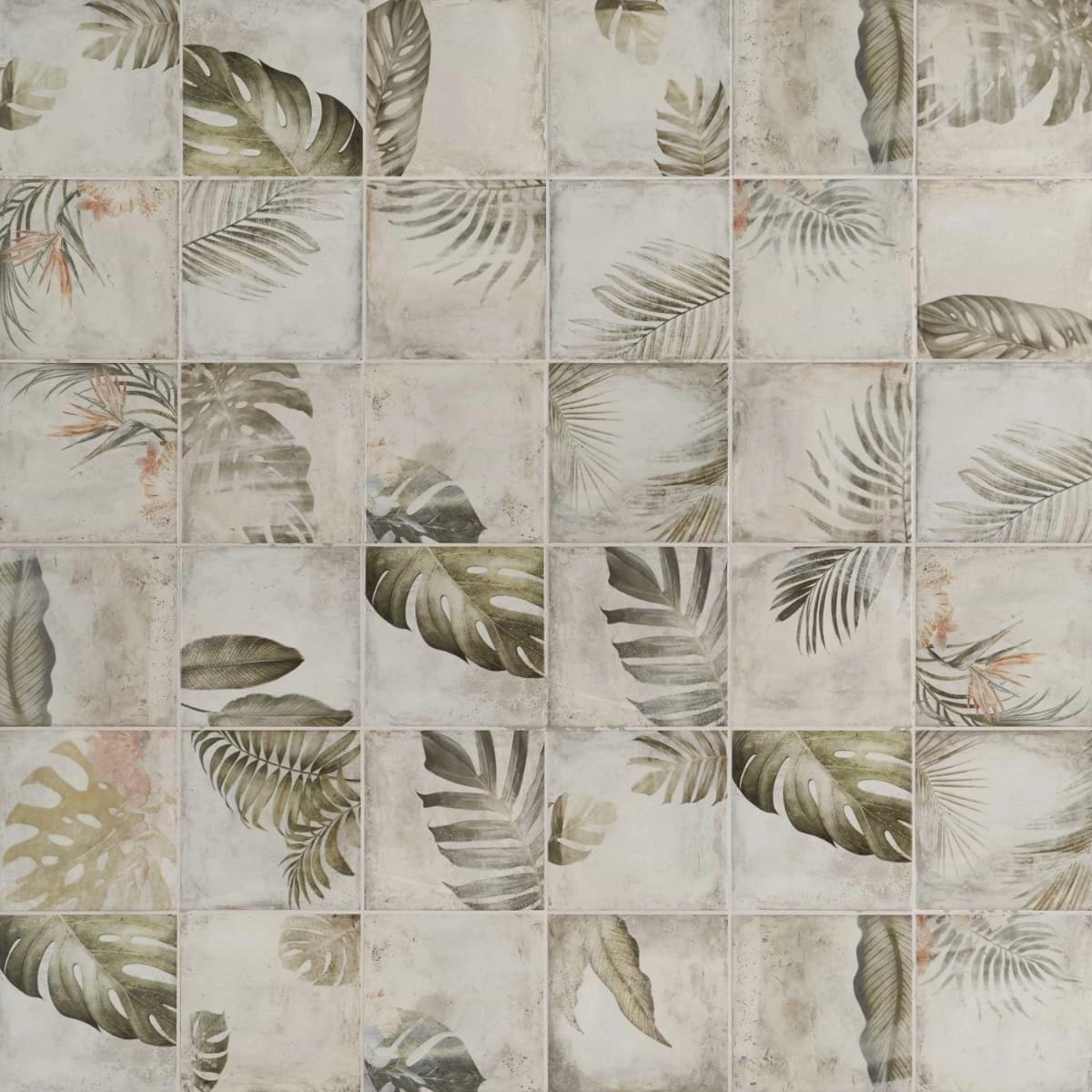 Angela Harris Florista Papara Light Deco 8x8 Matte Ceramic Matte