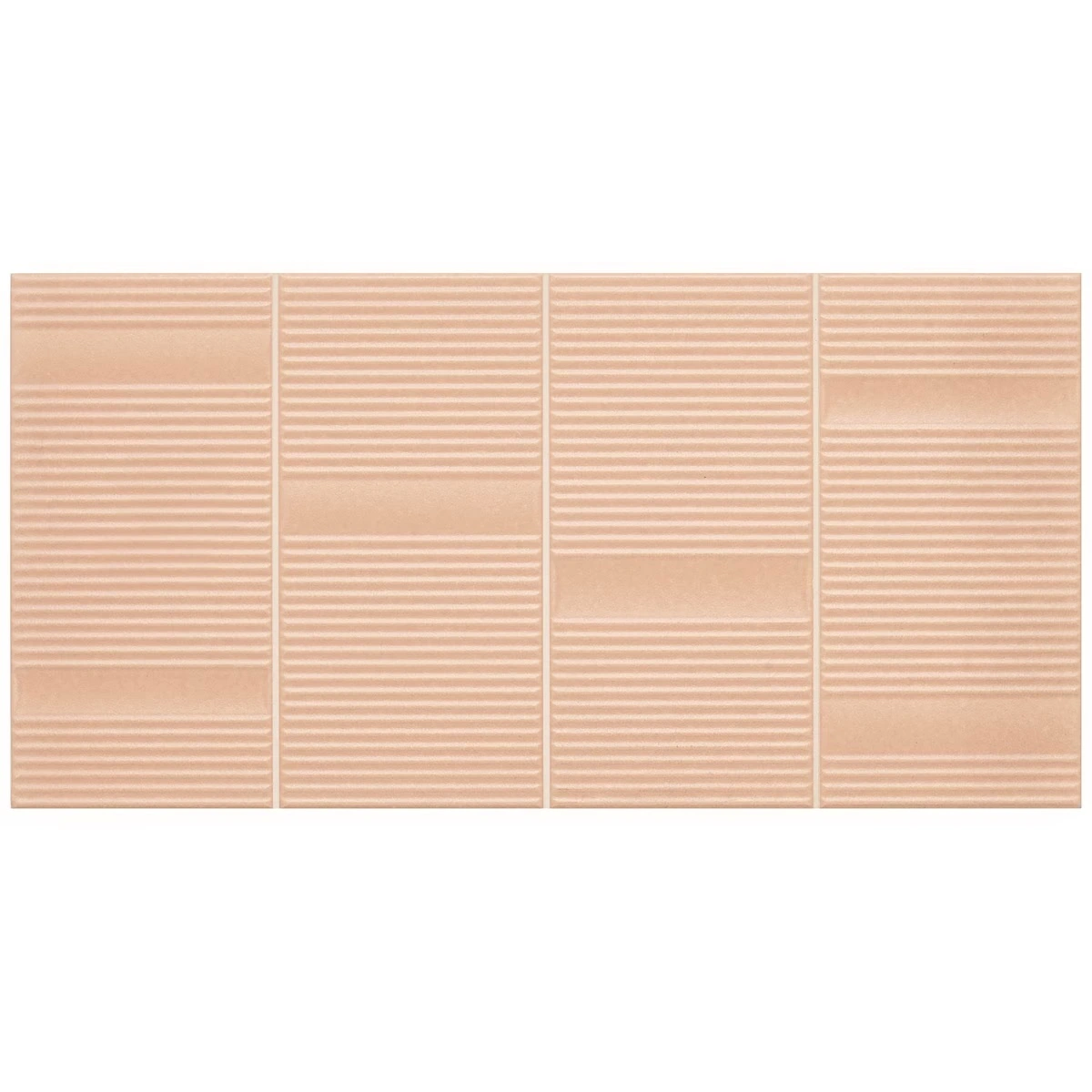 Armada Clay Beige 8x16 Fluted 3D Matte Ceramic Wall Tile