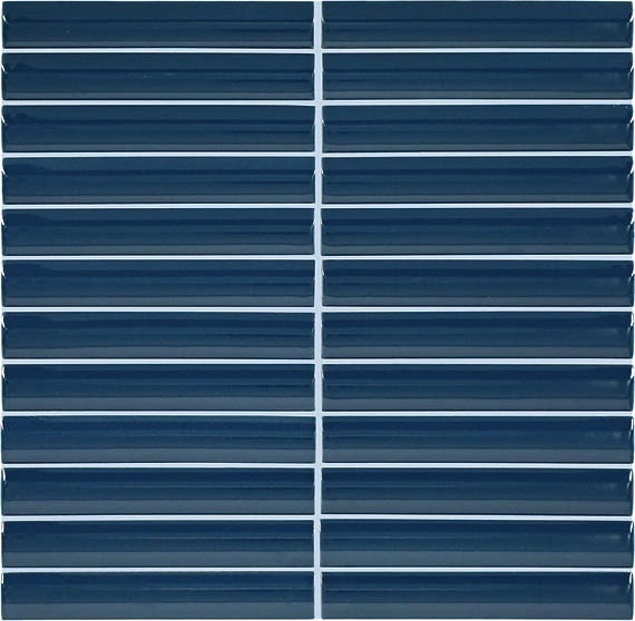 Azurite Pencil Fluted Azurite Pencil Fluted