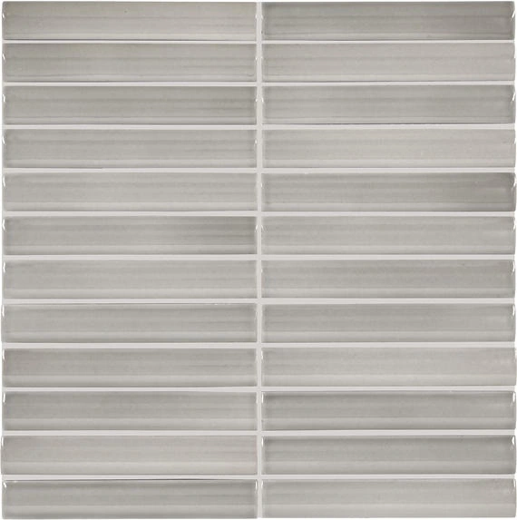 Smokey Gray Pencil Fluted Smokey Gray Pencil Fluted