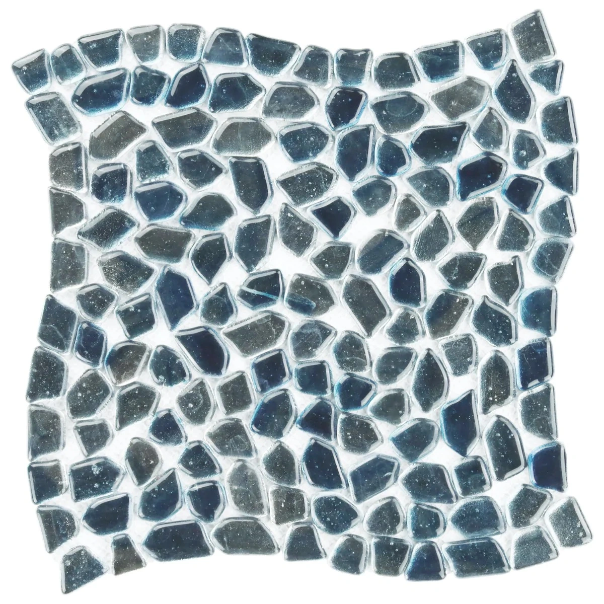 Artemis Pebble Ocean Rain Polished Glass