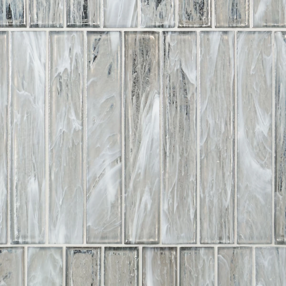 Artemis Brick Silver Haze 2x12 Polished Glass