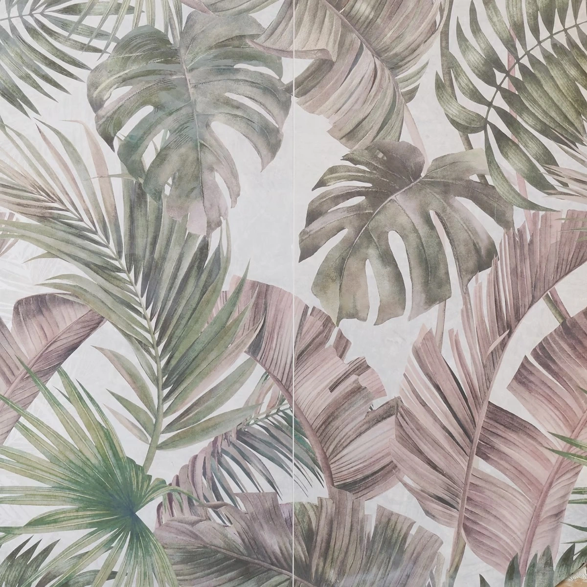 Artscape Fancy Wall Pink and Green 24x48 Artisan Decor Matte
