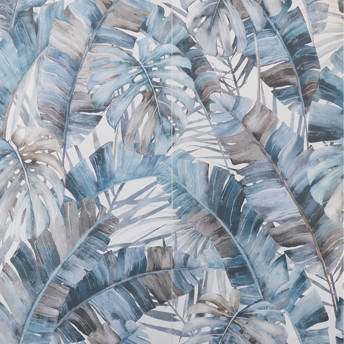 Artscape Rain Forest Blue 24x48 Artisan Decor Matte Porcelain