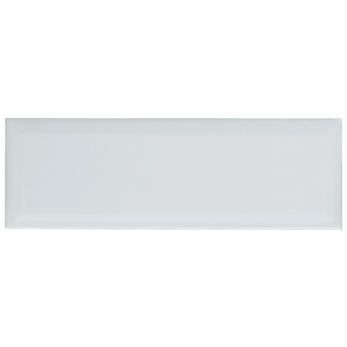 Beverly Ice Blue 4x12 Beveled Glossy Ceramic Subway Tile