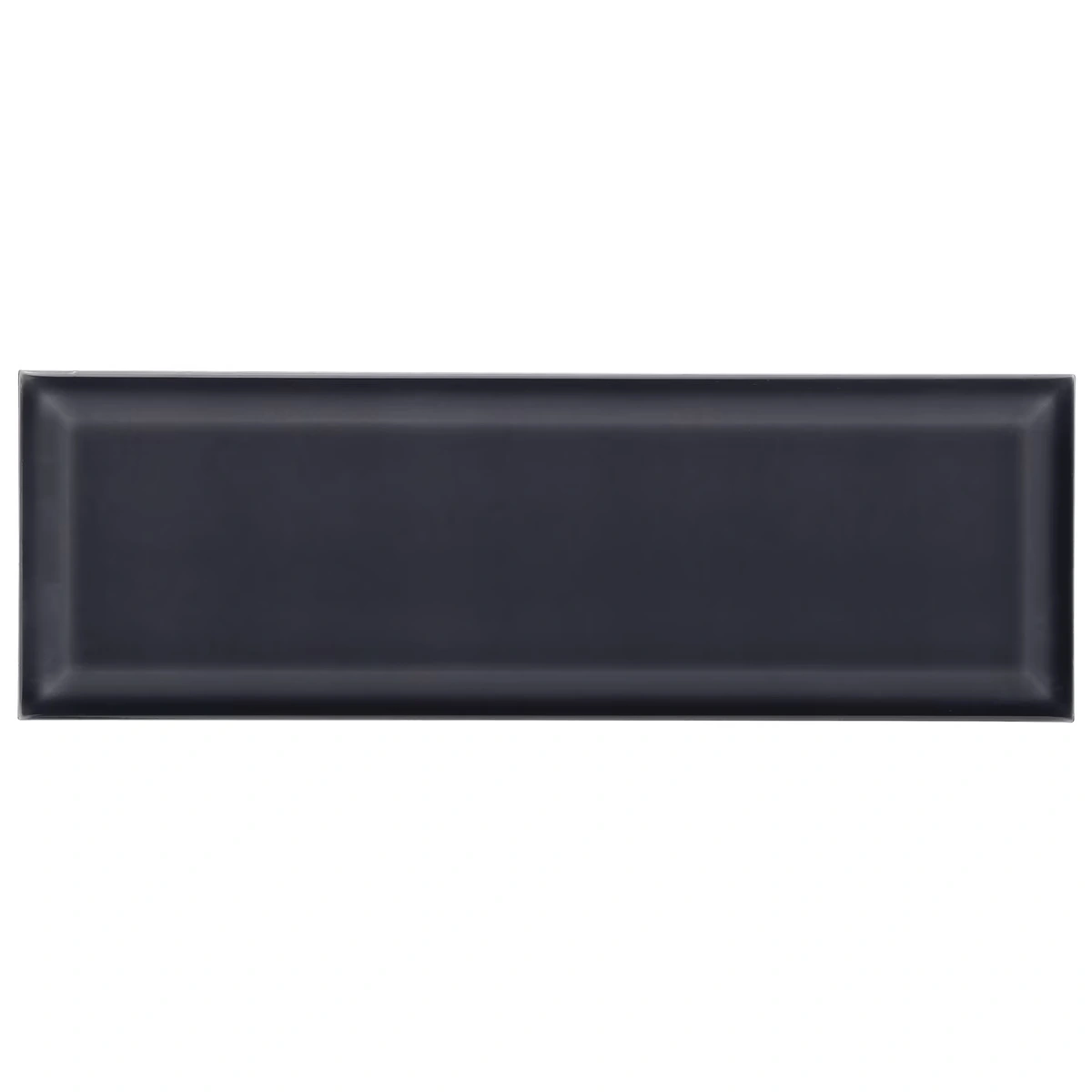 Beverly Black 4x12 Beveled Glossy Ceramic Subway Tile