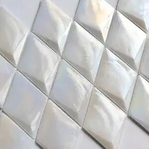 Alma White Diamond Glossy Mosaic