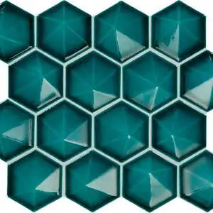 Aquamarine Pyramid Hexagon Apex