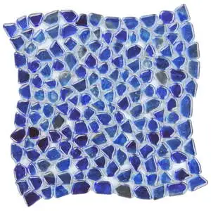 Artemis Pebble Cobalt Ice Polished Glass