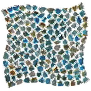 Artemis Pebble Tropical Lagoon Polished Glass
