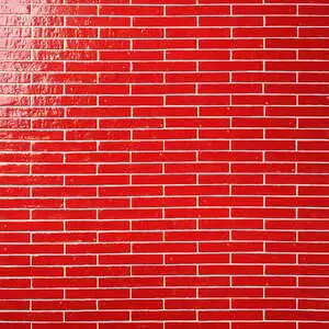 Artist Crimson Red 1.5x9 Glossy Ceramic Tile
