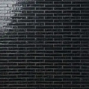 Artist Coal Black 1.5x9 Glossy Ceramic Tile