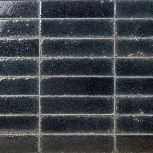 Bahari Brick Black 3x12 Polished Lava
