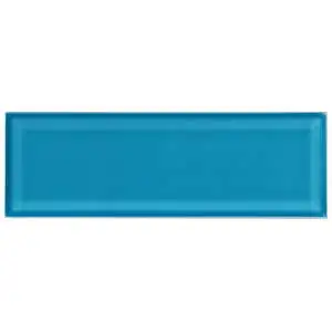 Beverly Marine Blue 4x12 Beveled Glossy Ceramic Subway Tile
