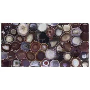 Daphne Wisteria Purple 18x36 Polished Glass Tile