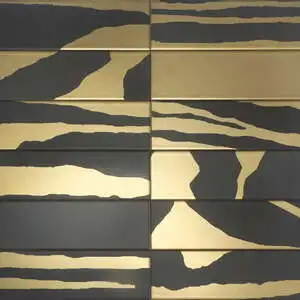 FLAT SAVANNAH BLACK & GOLD