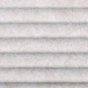 Fluted Marble Vanillish Pearl Flute In Honed