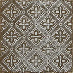 Whitewash Classic Bronze Square Flower
