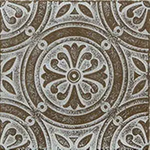 Whitewash Classic Bronze Square Rosette
