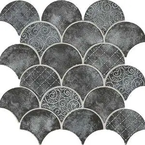 Whitewash Iron Fan