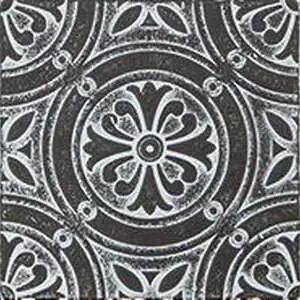 Whitewash Iron Square Rosette