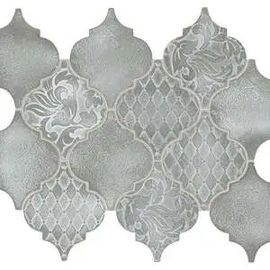 Whitewash Titanium Arabesque