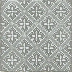 Whitewash Titanium Square Flower