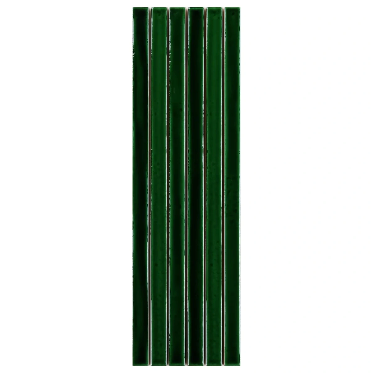 Buenos Jungle Green 5x18 Crackled Glossy Ceramic Mosaic Tile