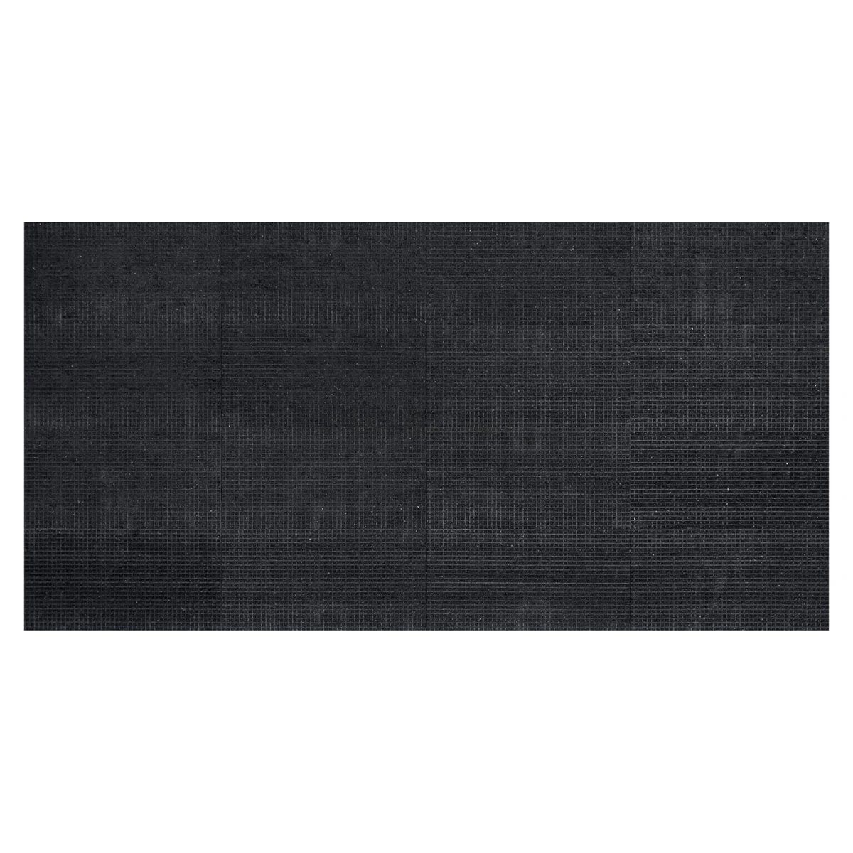 Carvina Carved Cube Noir Black 12x24 3D Honed Basalt Stone Tile