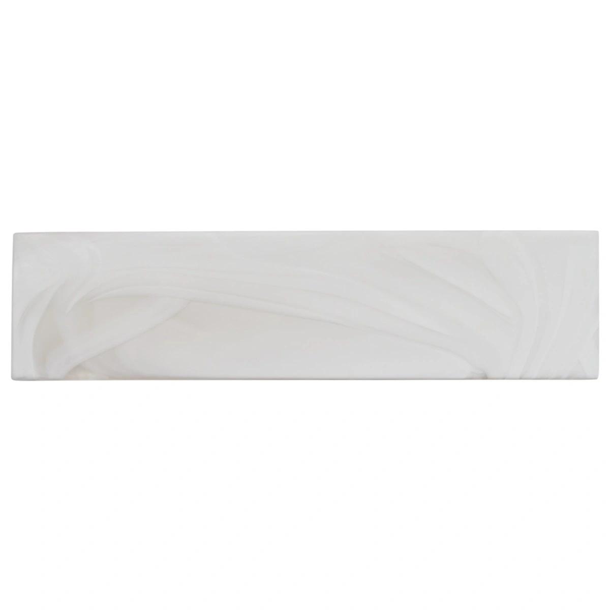 Cielo Cloud White 3x12 Frosted Subway Glass Tile