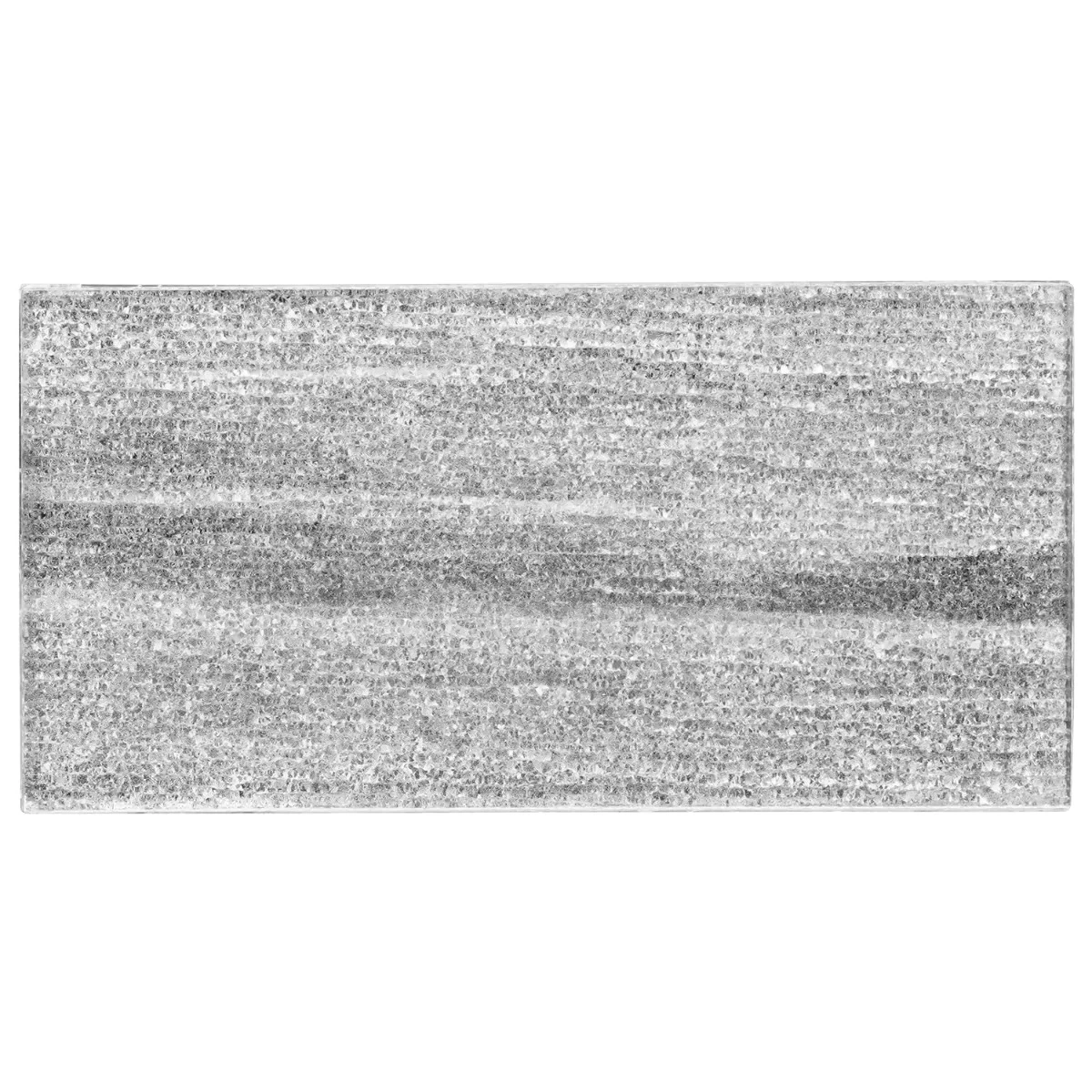 Embrace Silver 4x9 Polished Glass Tile