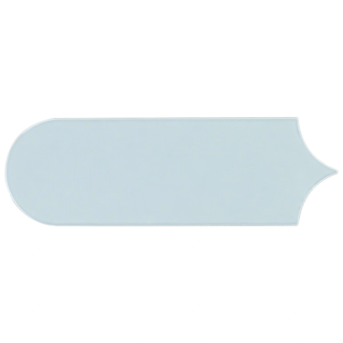 Fan Blue 3x8 Fishscale Mixed Finishes Ceramic Wall Tile