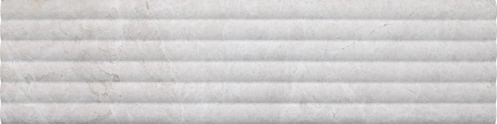 Fluted Marble Vanillish Pearl Flute Out Honed