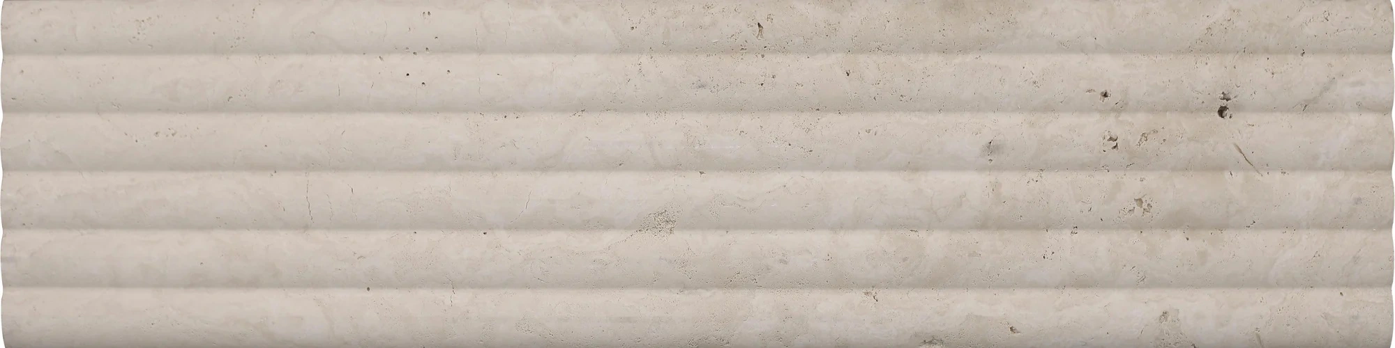 Fluted Marble Classic Light Cross Cut Flute Out Honed