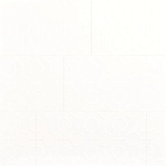 Arctic White Rectangle Circle