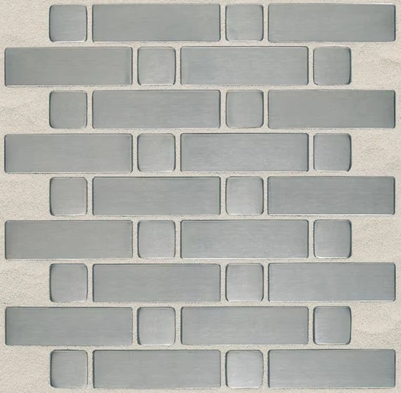 Brushed Stainless Steel Lattice Weave
