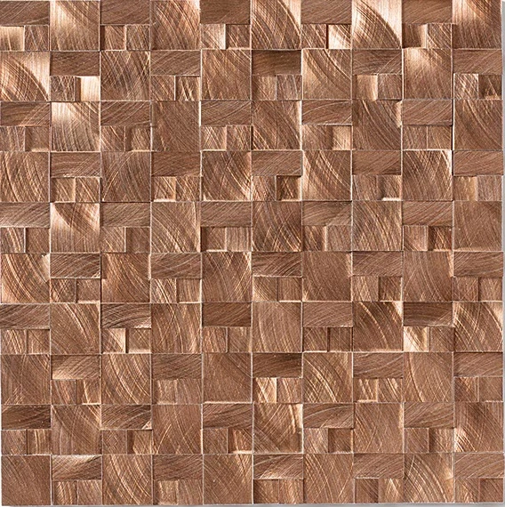 Copper 3D Block