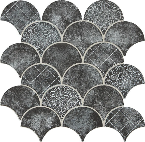 Whitewash Iron Fan